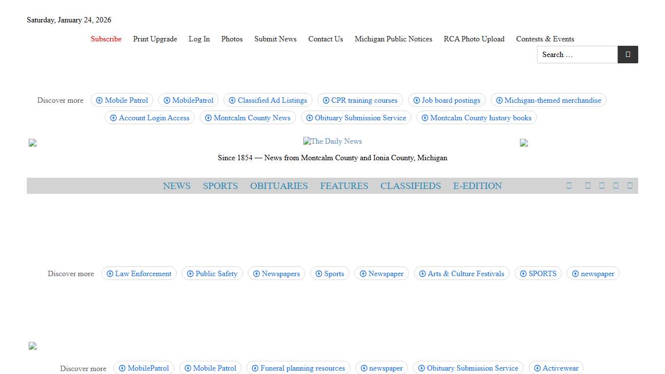 Mugless in Montcalm County - The Daily News