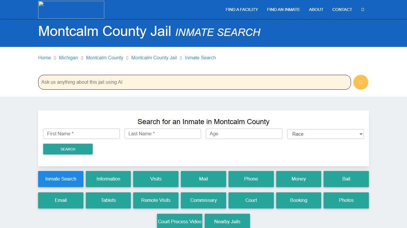 Montcalm County Inmate Search & Roster Find Inmates MI